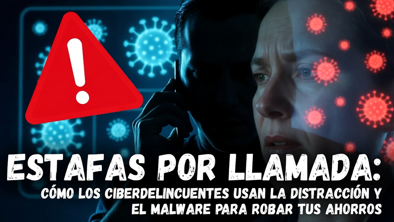 Estafas por Llamada: Cómo los Ciberdelincuentes Usan la Distracción y el Malware para Robar Tus Ahorros