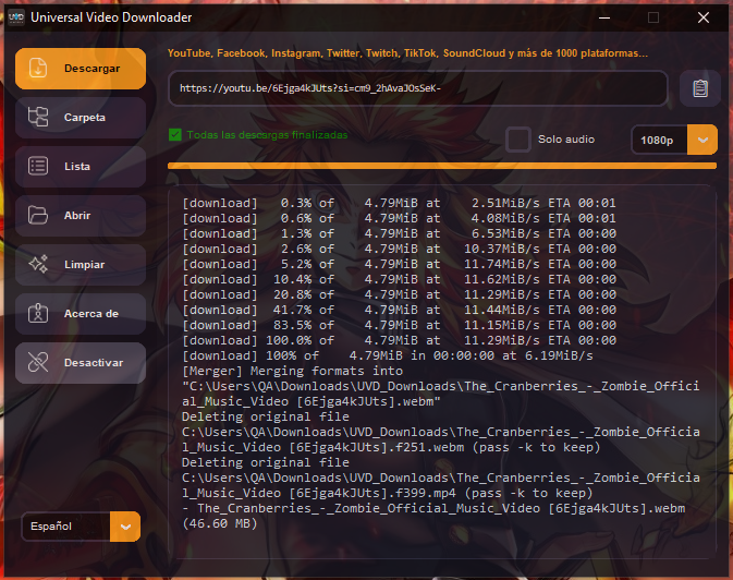 UVD: Tu Solución para Descargar videos de todas las plataformas