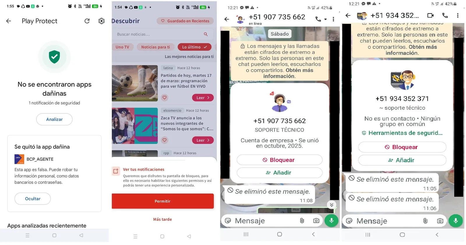 Apk disfrazado de PDF se ejecuta y abre como si fuera PlayStore